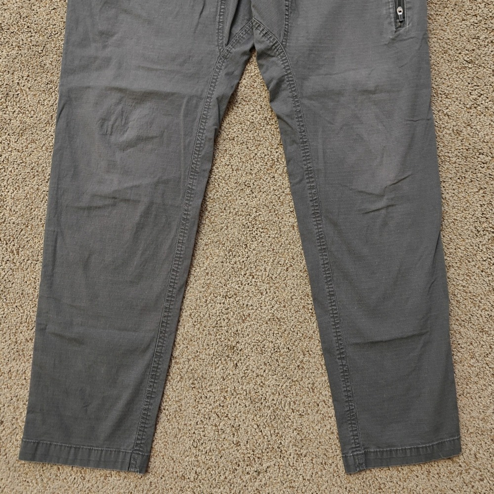 Vuori Ripstop Pant Mens XL Charcoal Grey Organic Cotton Stretch V412 Hiking - Picture 5 of 14